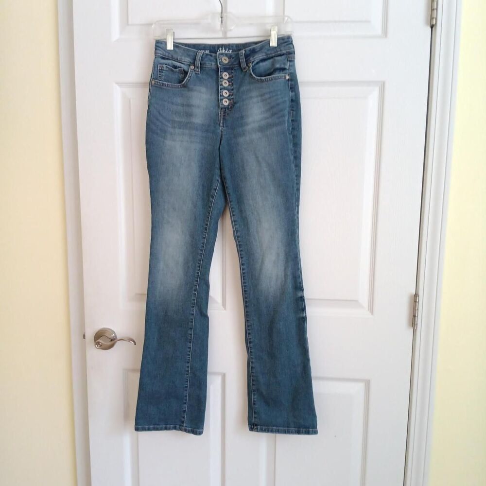 Style & Co Curvy Boot Leg medium wash denim jeans Size 2